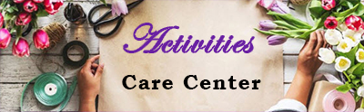 Art wrok with words Activities Care Center