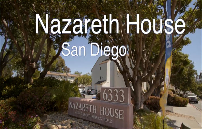 Entrance to Nazareth House San Diego